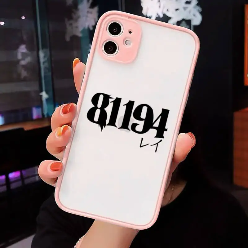 

Anime The Promised Neverland Phone Case Matte Transparent for iPhone 7 8 11 12 s mini pro X XS XR MAX Plus cover funda