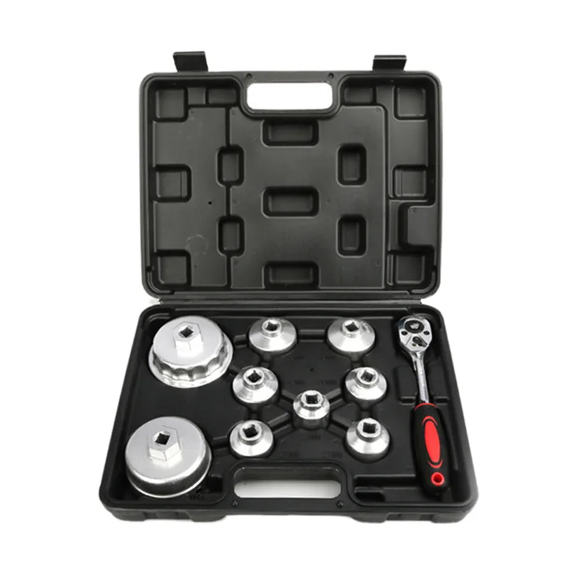 Крышка масляного фильтра гаечный ключ метрический 10 шт Набор торцевых головок
