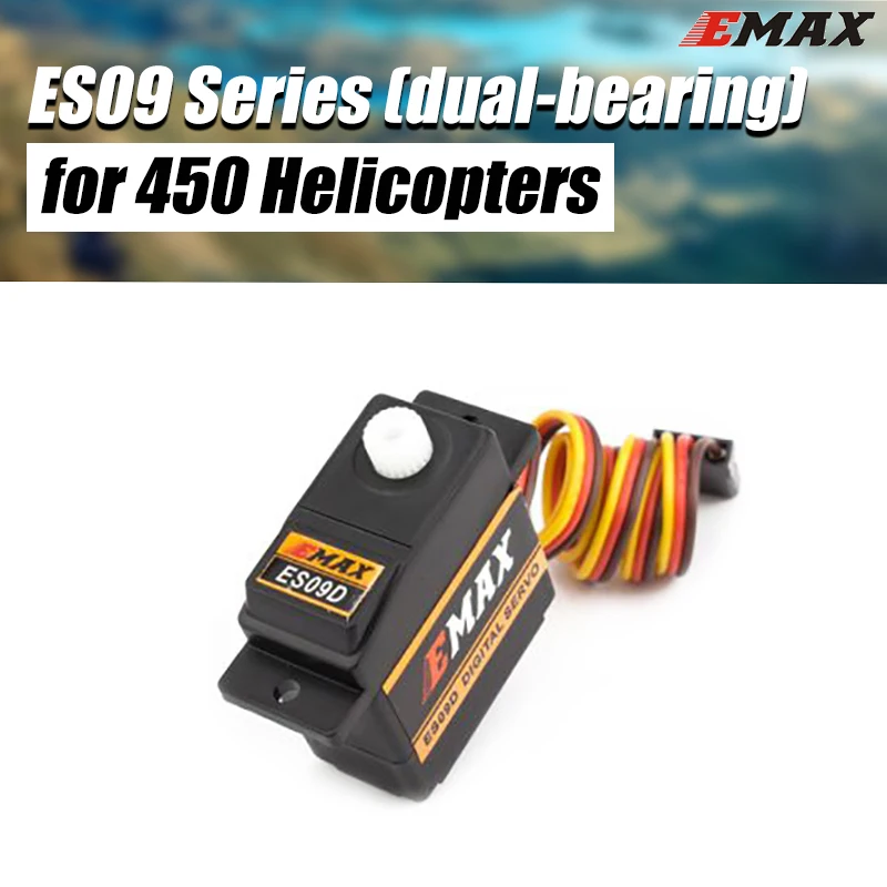 Высокое качество EMAX ES09A ES09D ES09MA ES09MD Servo Dual Bearing Special Swash для 450 RC вертолетов|Детали и