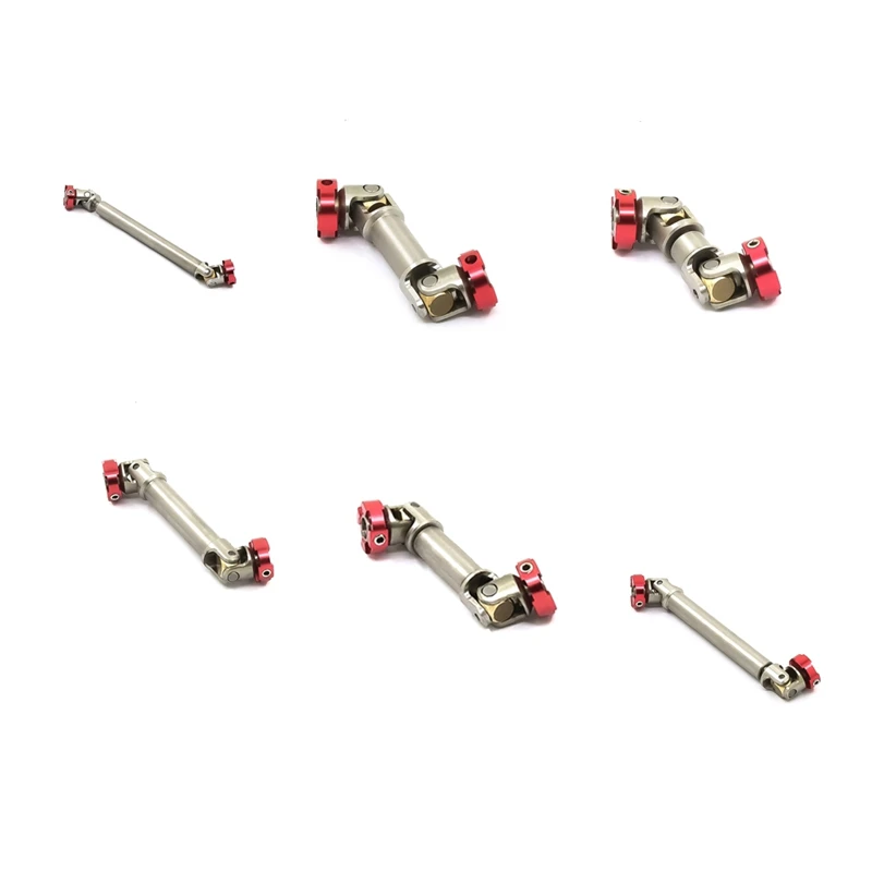 

Metal Flange Head Transmission Drive Shaft CVD for 1/14 Tamiya RC Truck 1/10 RC Crawler AXIAL SCX10 TRAXXAS