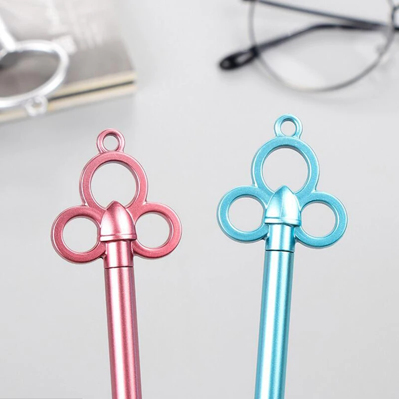 1 шт. 0 5 мм Ретро-ключ гелевая ручка креативная Милая кавайная пластиковая