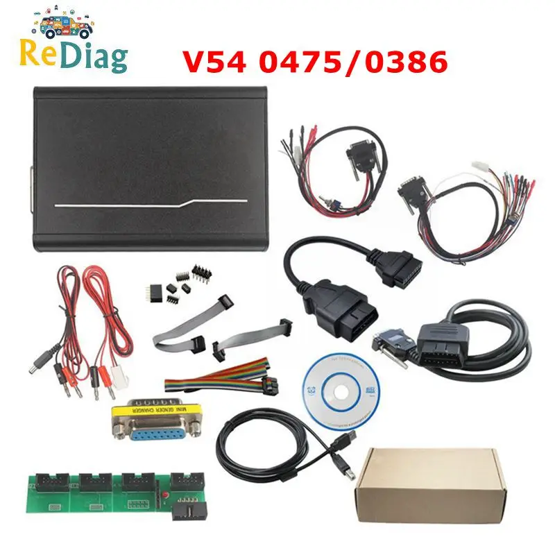 2022 FGtech VD300 V54 0386 0475 Galetto 4 Master Code Scanner ECU Chip Tuning Tool FG Tech v54 BDM-TriCore OBDII Support BDM