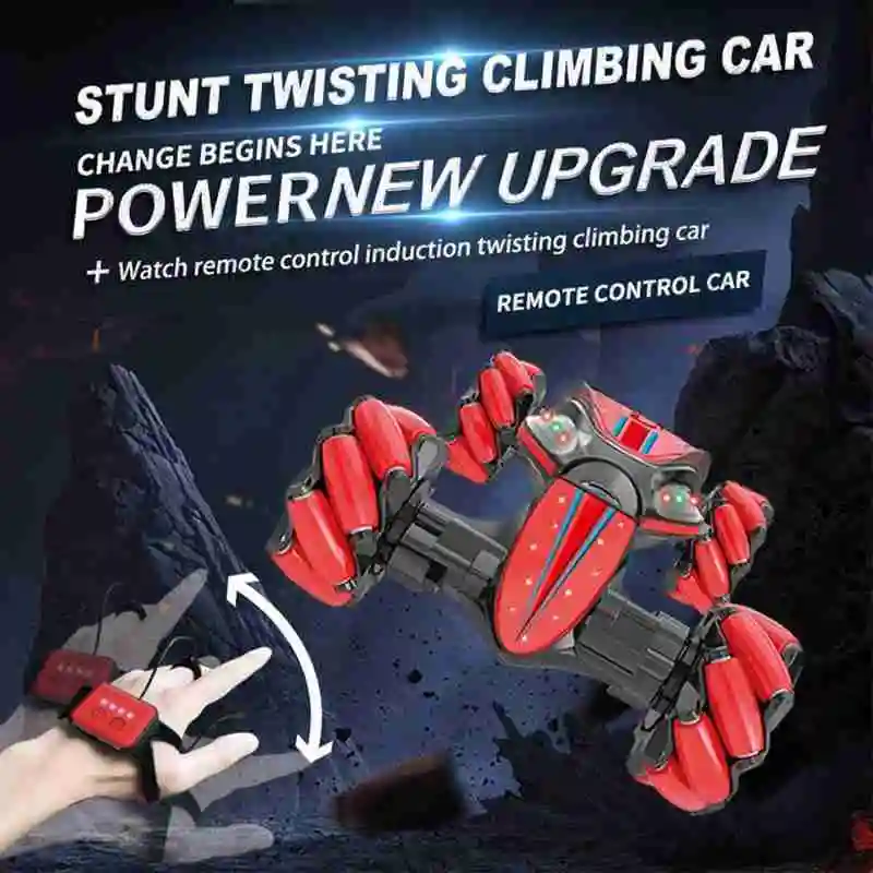 

Remote Control Stunt Car Gesture Induction Twisting Off-road Vehicle Light Music Drift Dancing Chiidren Toy Gift for Kids