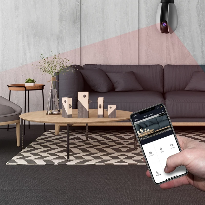 Wi-Fi ip-камера 1080P няня камера домашняя 2 4G беспроводная ночное видение детский