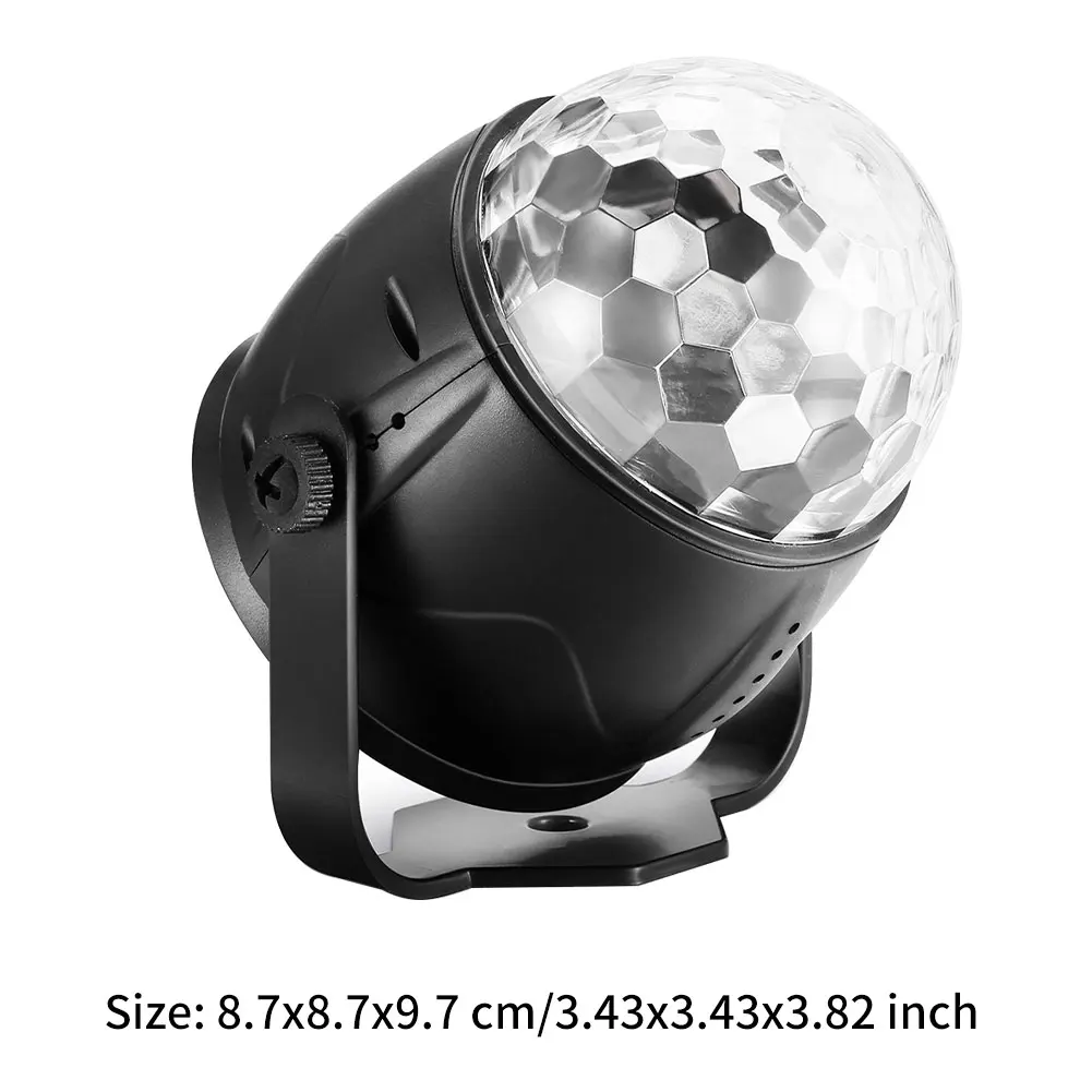 

USB Disco Light Stage Lights Sound Activated Rotating DJ Party LED RGB Lights Laser Projector Effect Lamp With Remote Control