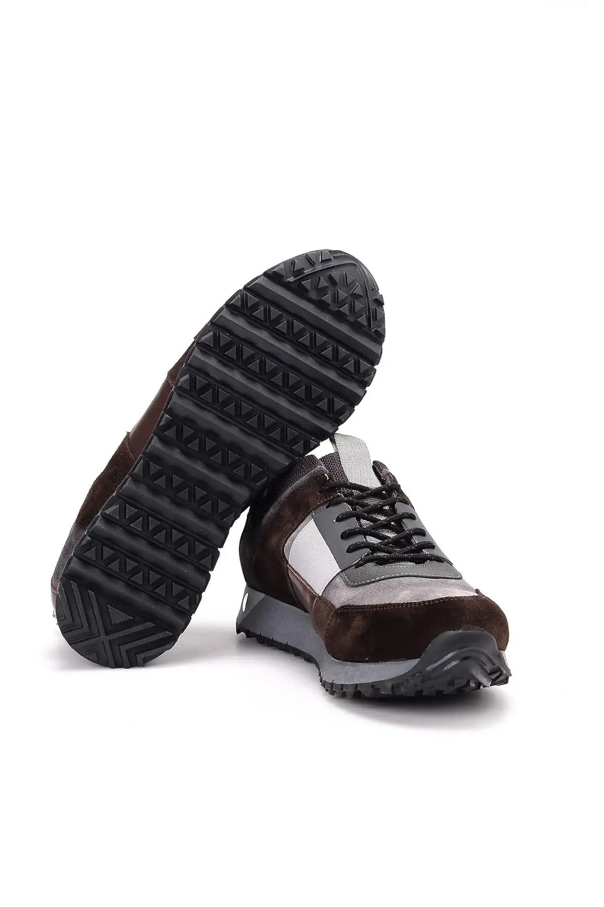 Мужские коричневые кроссовки Derimod из натуральной кожи|Мужские и кеды| |