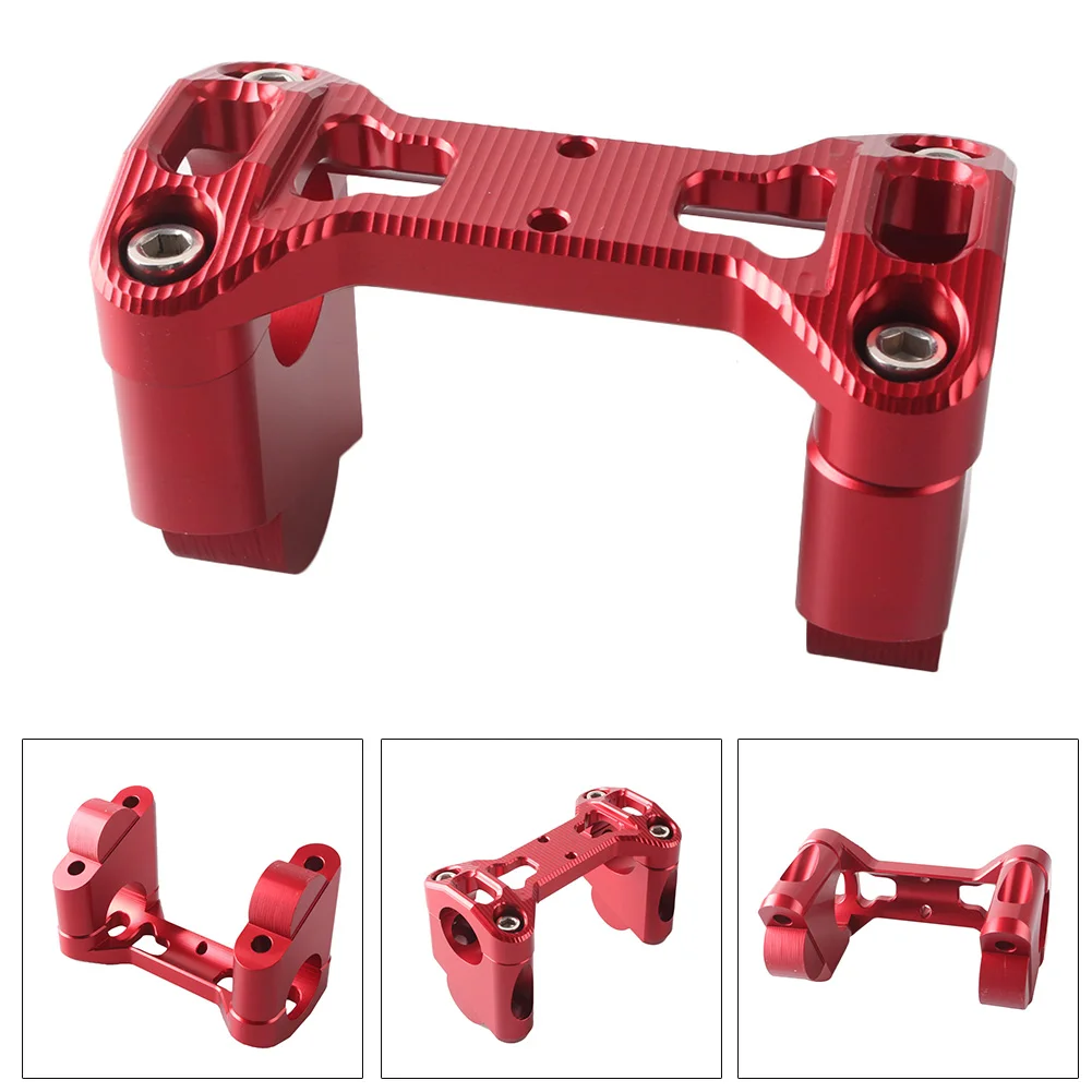 

Motorcycle Handlebar Brace Lever Mount Bracket Kit Red For BMW R1200GS 2013 2014 CNC Aluminum