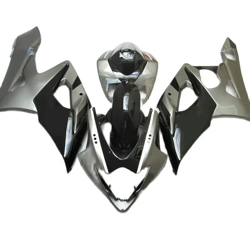 

Aftermarket Fairings for SUZUKI GSXR1000 2005 2006 Silver Black Injection molding fairing kit GSXR 1000 K5 K6 PN228