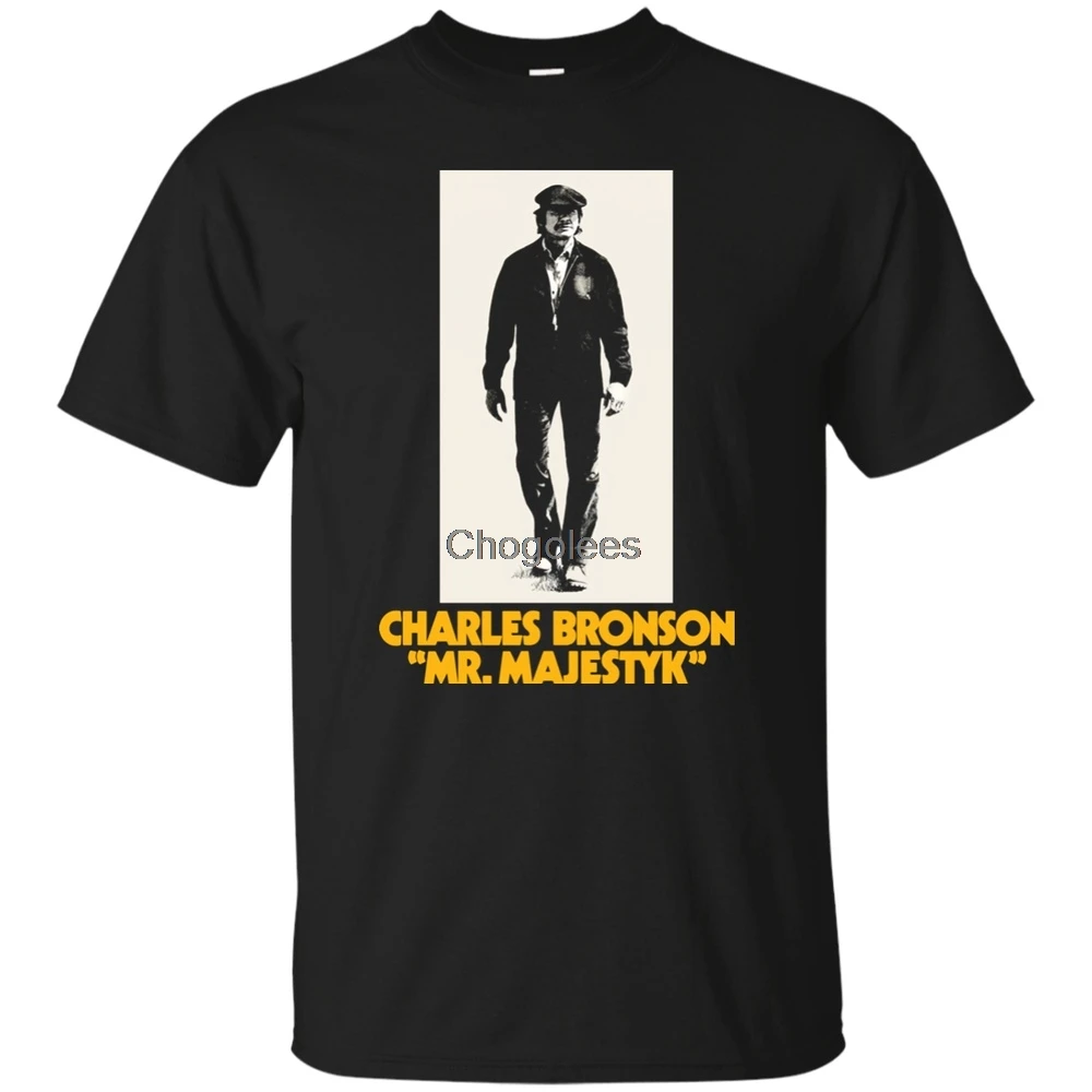 Футболка с надписью Mr. Majestyk Шарля Бронсона в стиле ретро 1970 х годов|Мужские