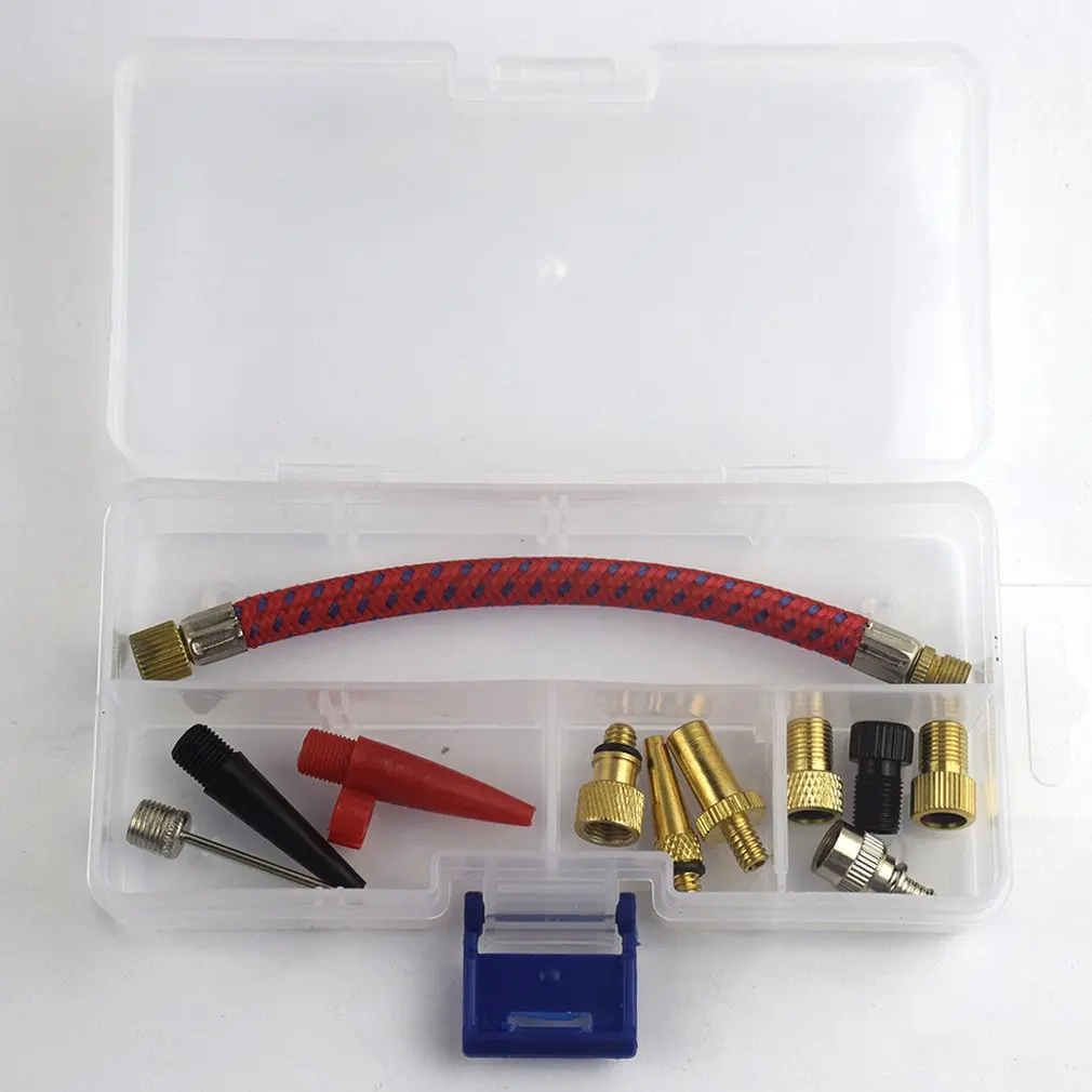 

11Pcs Bike Air Pump Hose Tip For Tire Inflater Adapter Bicycle Inflatable Pumps Extension Tube Scooter Nozzle Pumps Hose