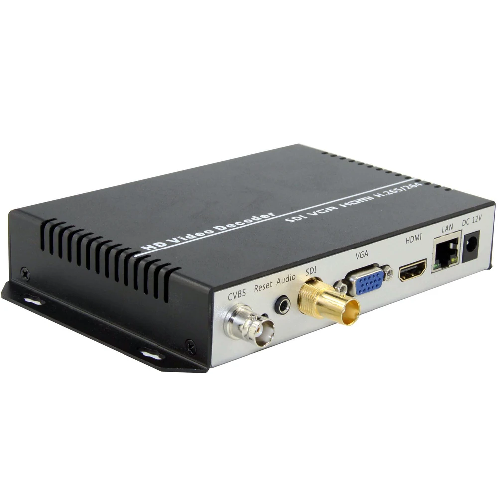 H.265 H.264 IP к SDI HDMI VGA CVBS видео потоковый декодер HD IP декодер для камеры для декодирования HTTP RTSP RTMP UDP M3U8 HLS и т. Д