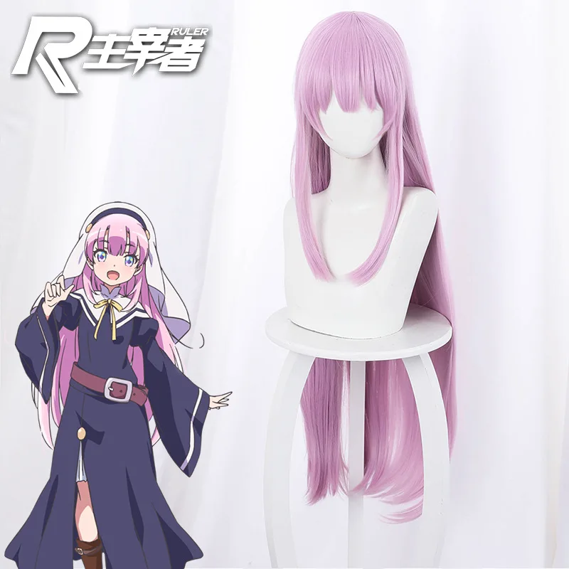 Pink Purple Long Straight Hair Cosplay Anime Daily Wig Heat-resistant Synthetic Wig Halloween Danganronpa Cosplay alice wig 035 heat resistant fiber hairpiece synthetic hair wig anime touken ranbu online cosplay wig