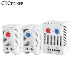 Мини-термостат для шкафа KTO011 KTS011 ZRO011, компактный механический регулятор температуры, нормально открытыйнормально закрытый, 1 шт.