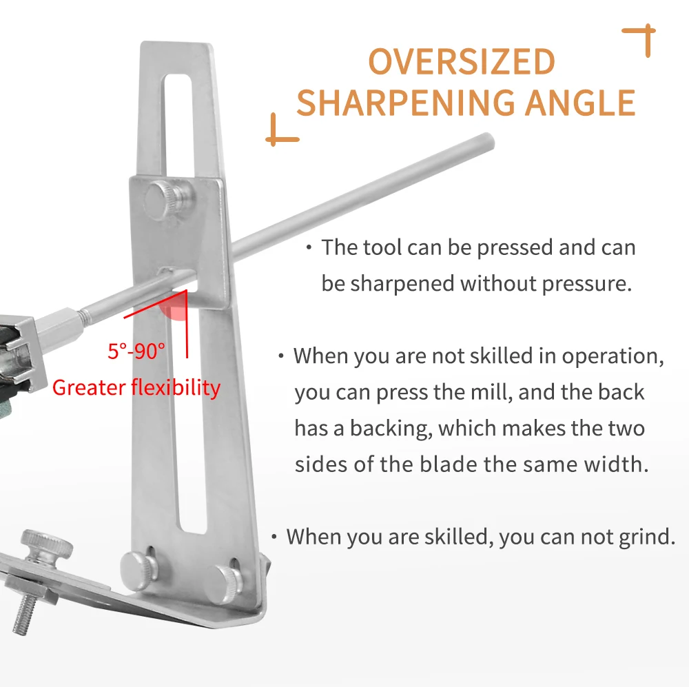 

Sowoll Stainless Steel Professional Knives Sharpener Tool Sharpening Machine Kitchen Accessories Grinding device bar diamond