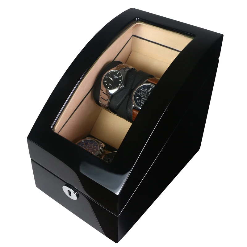 Шкатулка для завода часов чехол хранения витрина автоматический деревянный с