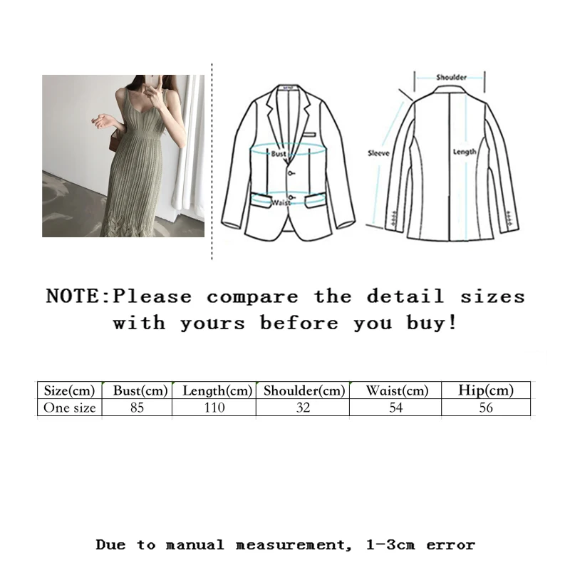 

Vangull Spaghetti Strap Sleeveless Bodycon Dress Women Summer Female V-neck Knitted Slim Dress Casual Hollow-out Midi Vestidos