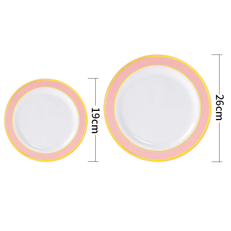 Одноразовые пластиковые блюда из пищевого пластика в новом стиле как горячие так