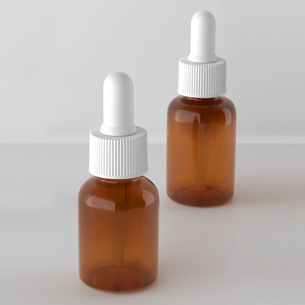 Флаконы-капельницы из янтарного стекла емкость для эфирного масла 35 мл 1 шт. |