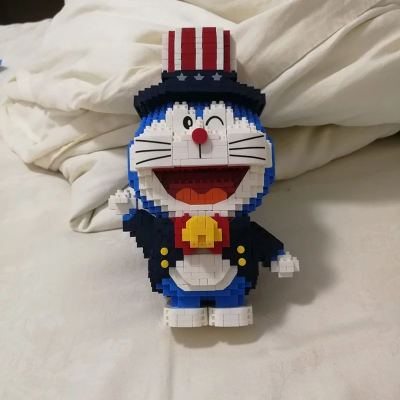 Balody 16133 аниме Дораэмон Кот робот волшебное животное 3D DIY Мини Алмазные блоки