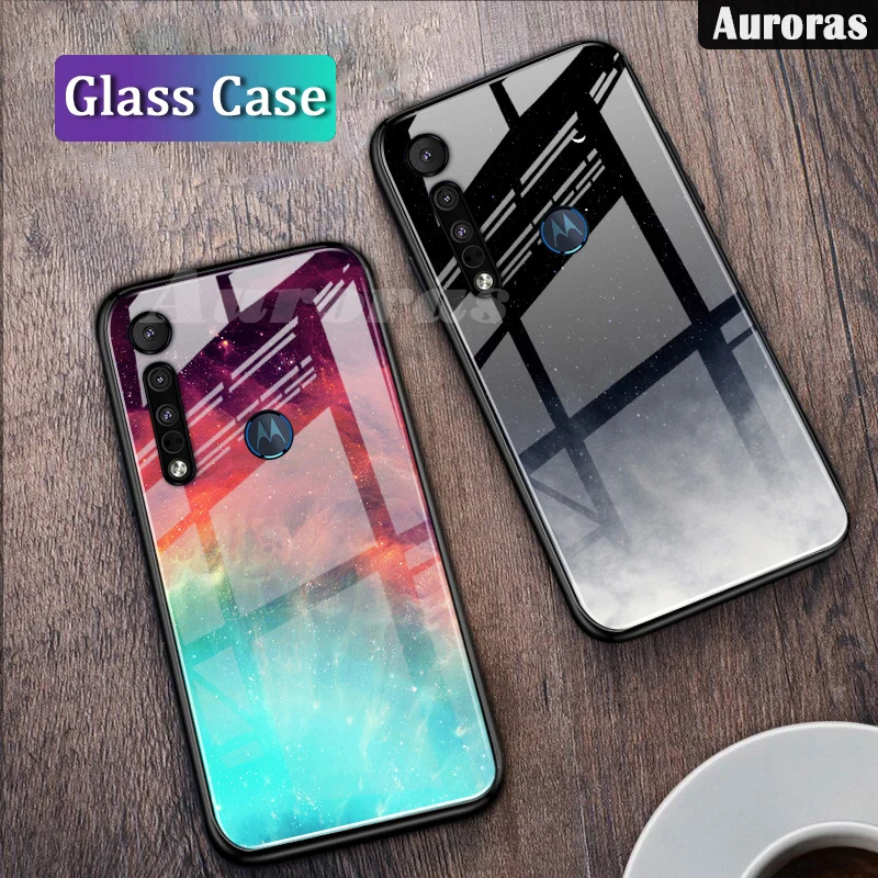 Чехол Auroras для Motorola G8 Play чехол со звездным небом Дизайн Moto One Macro из закаленного