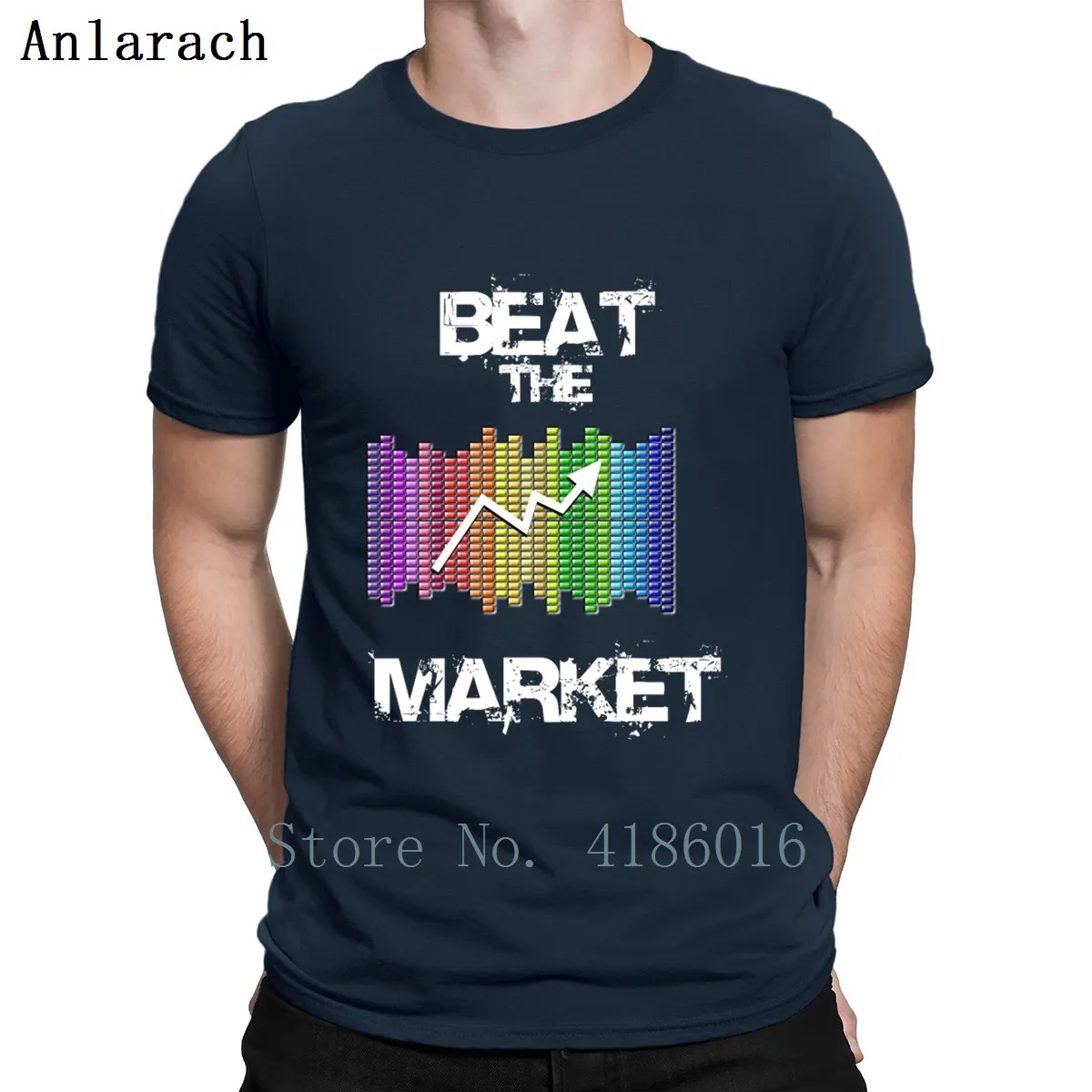 

Beat The Market Stocks Trading T Shirt Famous New Style Cotton Spring Autumn Vintage Original Design S-4XL Shirt