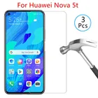 3 шт. 9H закаленное стекло для Huawei Nova 5 t nova5t защита для экрана телефона стекло на huawei Nova 5 t nova5 t защитная пленка
