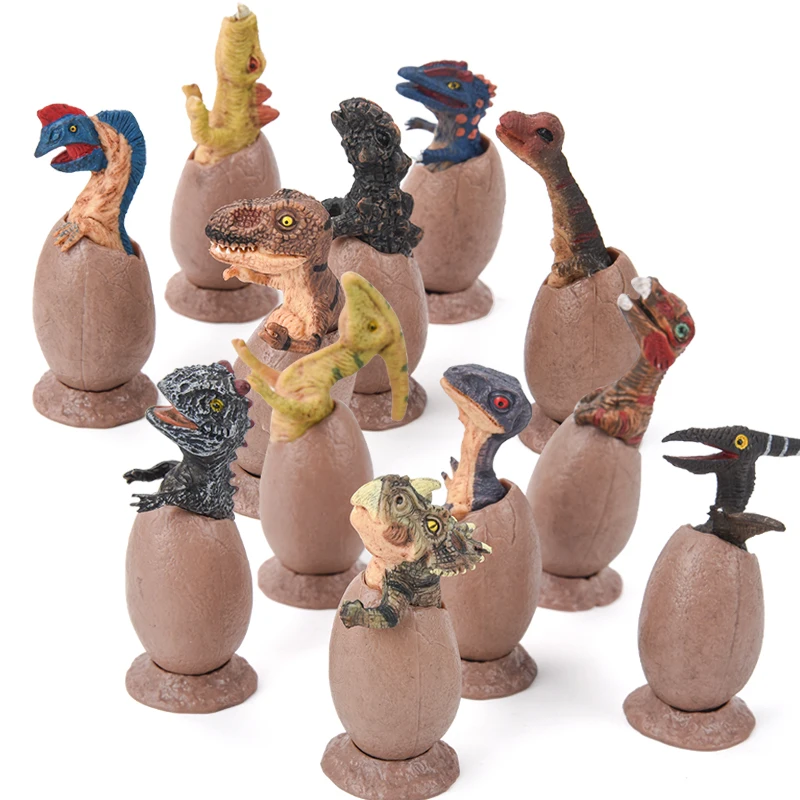 Модель динозавра ручной работы полуинкубация яйцо Юрского периода новинка