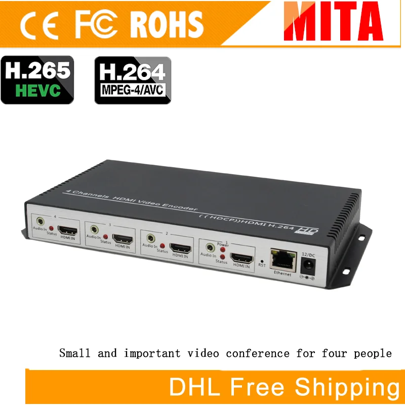 Видеокодер H.264 4 канала HDMI совместимый кодирование профиля важная