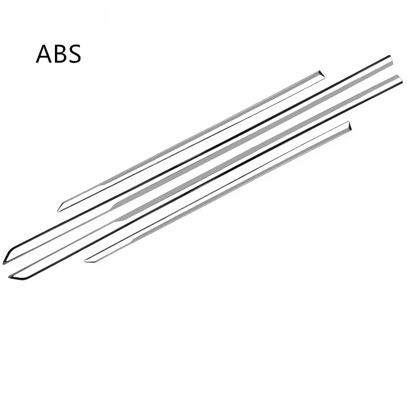 ABS 4 шт ABS двери из нержавеющей стали Украшенные баской защитные тюнинговые молдинги для Cadillac XT5-19 ACA201 - Цвет: ABS
