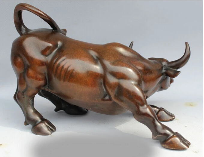 Статуэтка коровы быка медная Бронзовая статуэтка в китайском стиле 808 ++++++|Статуи