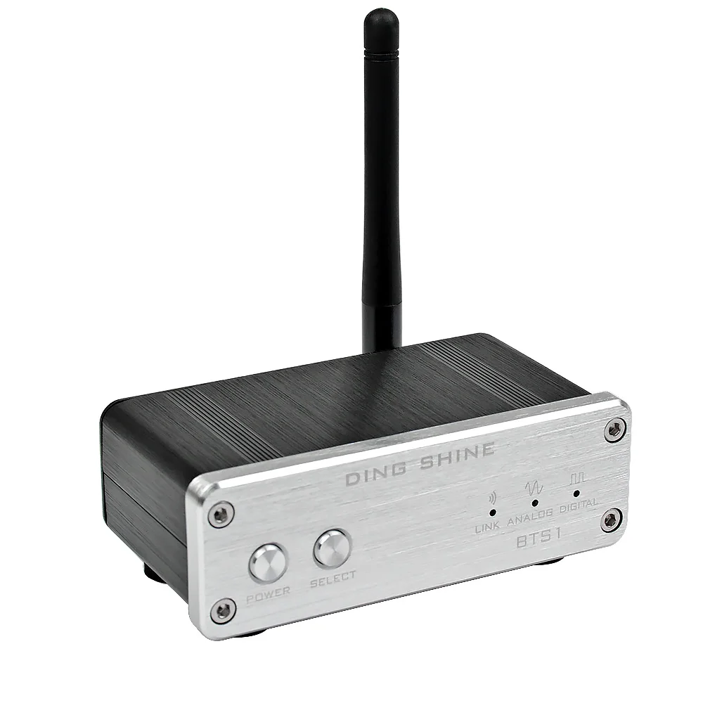 Bluetooth 5,0 Aptx с низкой задержкой без потерь приемник беспроводной стерео аудио адаптер цифровой оптический волокно коаксиальный RCA AUX Выход ЦАП - Цвет: Silver
