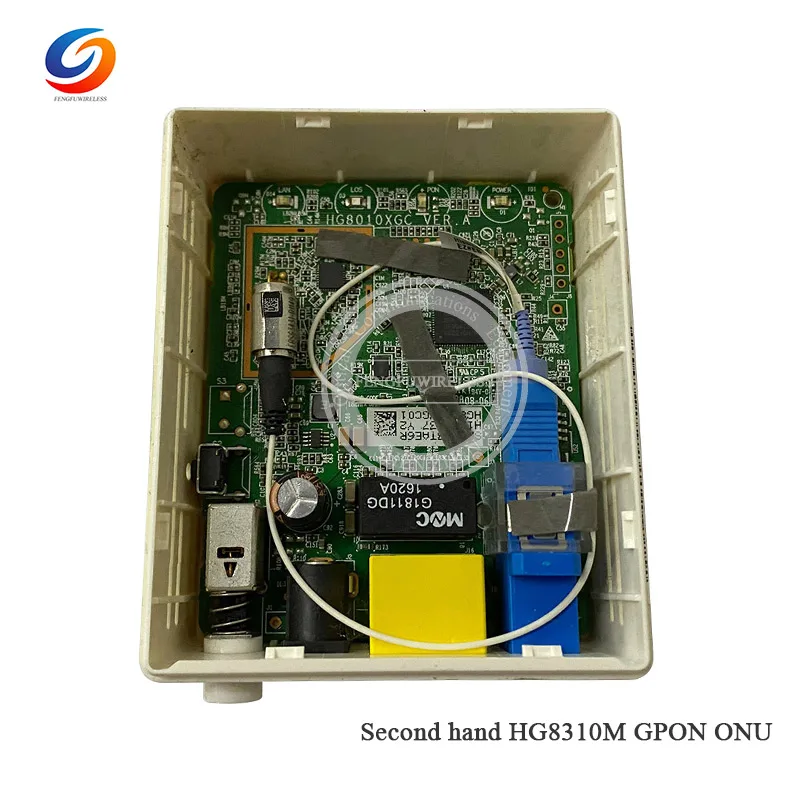 Оптовая продажа 50 шт. оригинальный б/у Однопортовый Ethernet порт Huawei HG8310M терминал GPON