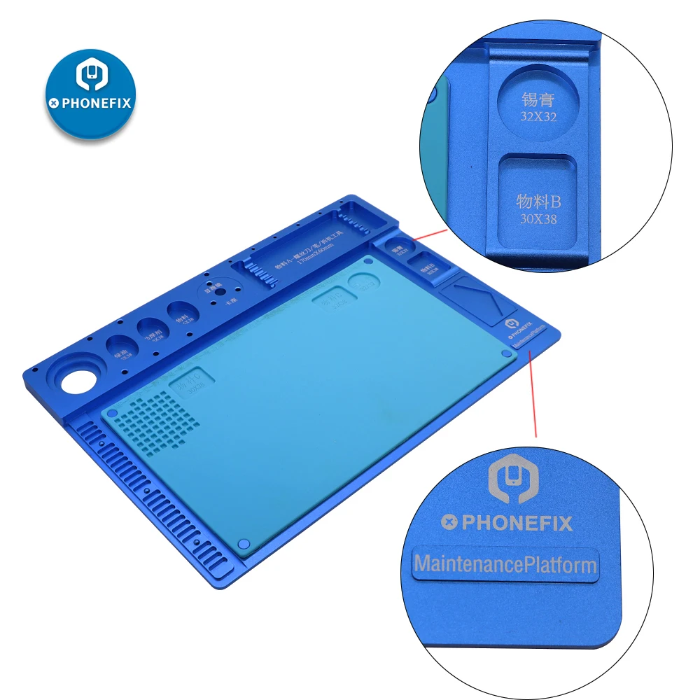 Многофункциональный подкладка из алюминиевого сплава BGA паяльная станция Ремонт