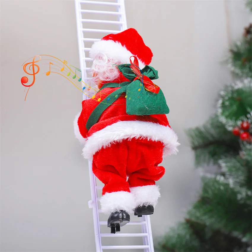 

Funny Christmas Santa Claus Climb Ladder Hanging Decoration Tree Ornaments Party Kids Gifts Ornament Decoration Party Kids Gifts