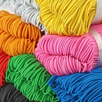 1 5mm colorful high elastic round elastic band round elastic rope rubber band elastic spandex band trim diy sewing accessories