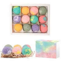 12pcs organic bath bombs gift set natural mini handmade bathing foot spa bomb rich essential oils for dry skin relaxing scents