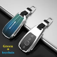 zobig alloy 3d mirror car key cover case for mercedes benz a b c e s glb glc gle gls a200 e300 e400 c200 c300 se class