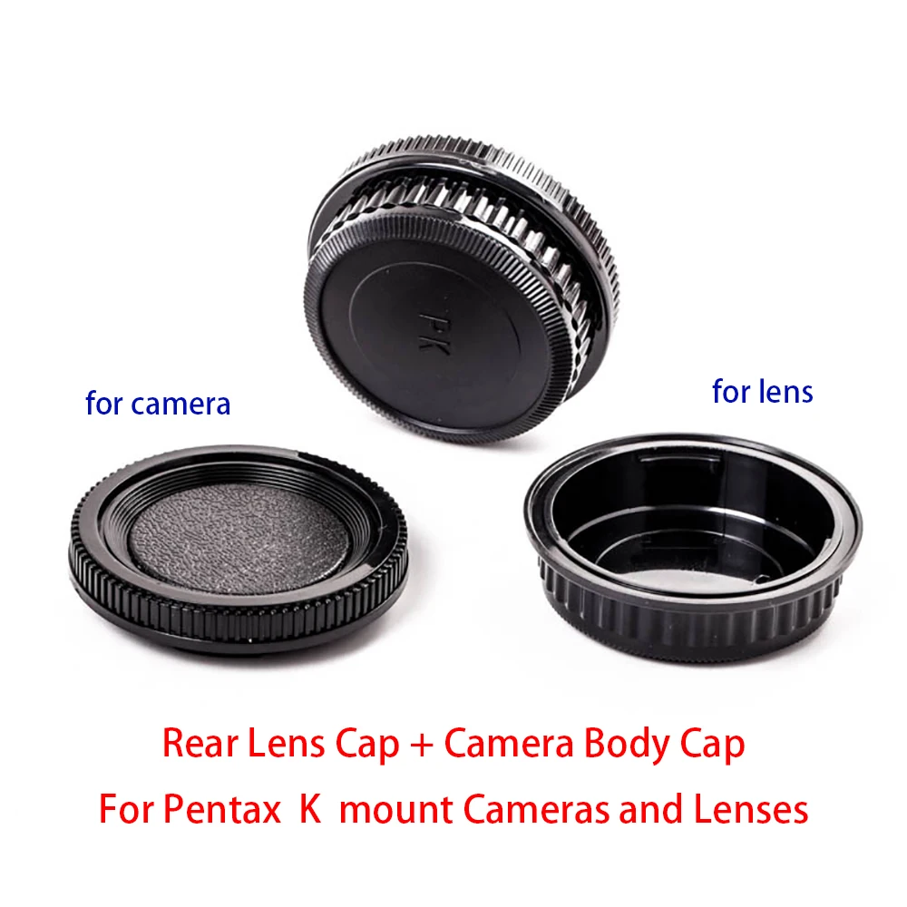 Для Pentax K mount Camera s и объективов Задняя крышка объектива + набор крышек корпуса
