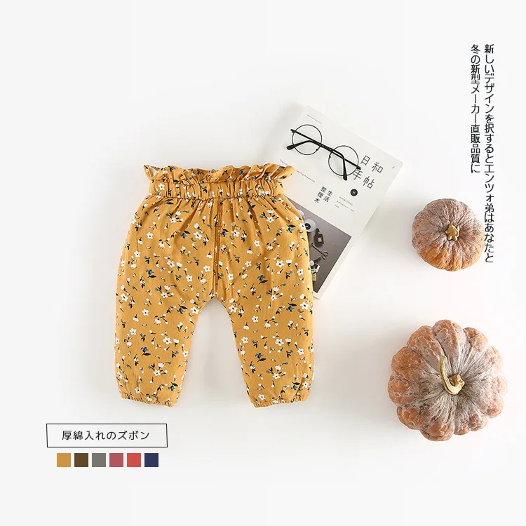 2019 теплые штаны для малышей на осень и зиму флисовые маленьких девочек