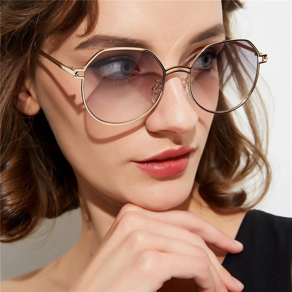 2020 круглые большие черные солнцезащитные очки женские поляризационный дизайн