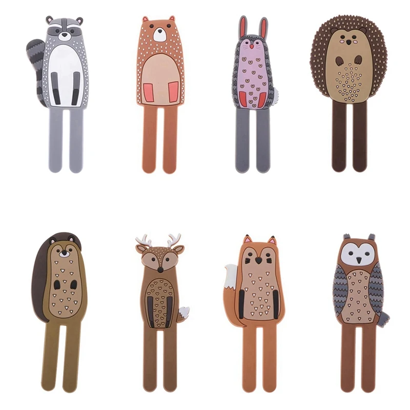 

Cute Animal Fridge Magnets Fridge Sticker Multifunction Refridgerator Sticker Creative Magnet Hooks Home Decorations Sticker