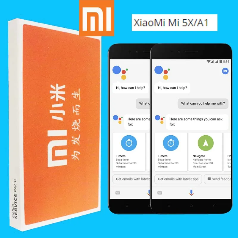 Оригинальный качественный ЖК-дисплей + рамка для XiaoMi Mi A1 ЖК-экран 5X/A1 ЖК-сборка