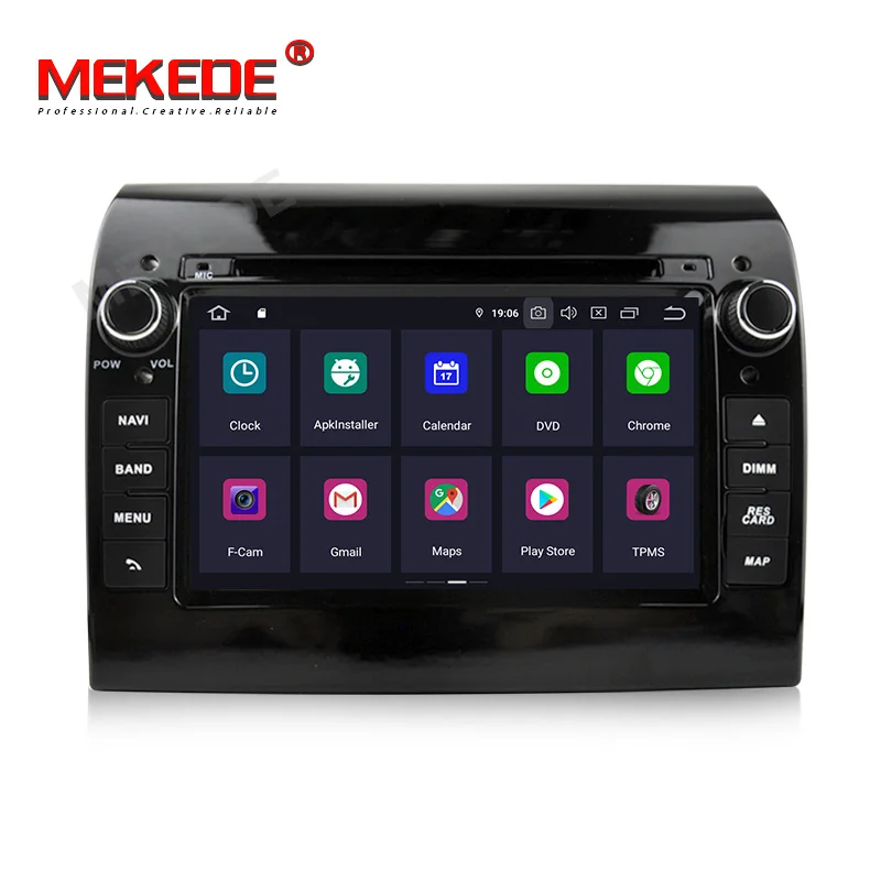 " Android7.1 Авто Радио автомобильный dvd-плеер gps навигация Мультимедиа Стерео для Fiat Ducato 2008- CITROEN Jumper PEUGEOT Boxer