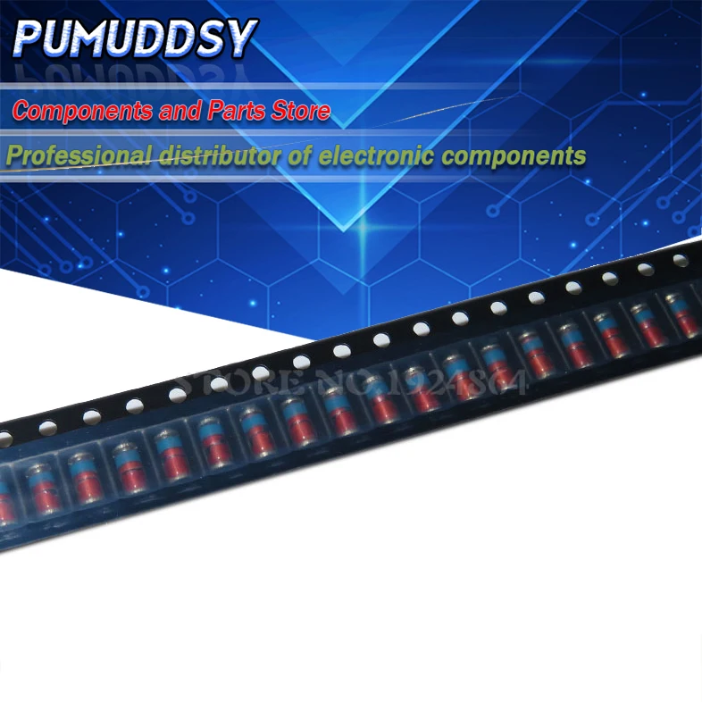 100PCS L4148 L-34 1N4148 IN4148 высокоскоростные Импульсные диоды