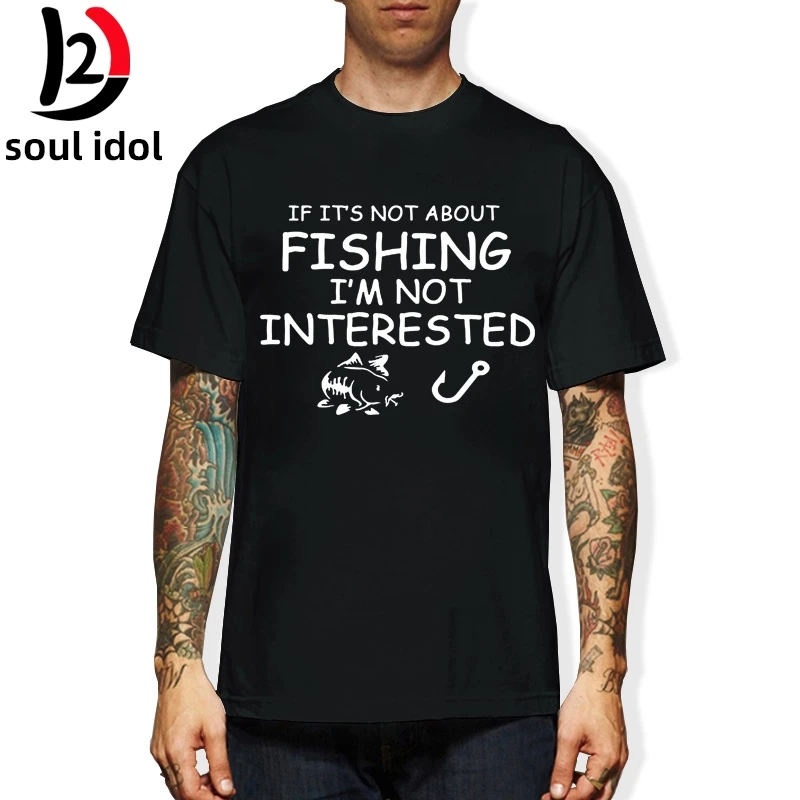 

D2 New Brand Clothing Joke Fisherman Carp Present Fisher T Shirt Men Funny Cotton Short Sleeve T-shirt Tshirt camiseta