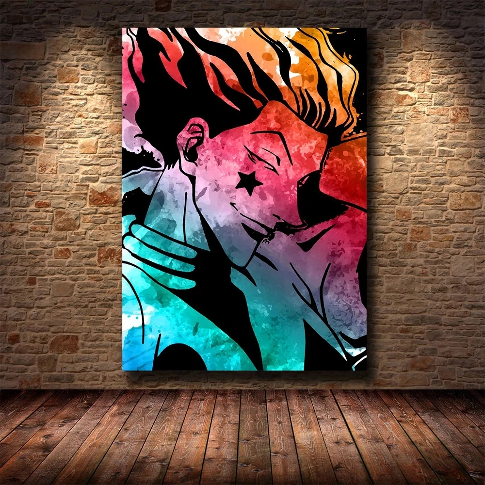 

Japanse Anime Karakter Hisoka Hunter X Hunter Canvas Schilderij Wall Art Poster Prints Pictures Modern Home Decor Kinderen Kamer