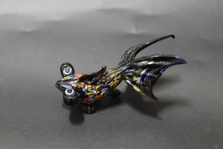 Ручная работа Цветная глазурь креативная 3D рыбка украшение статуэтка Модель