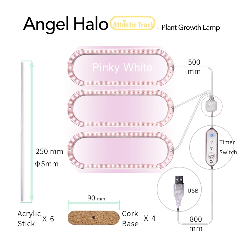 

LED Grow Light Full Spectrum Phyto Grow Lamp USB Phytolamp For Plants 5V 18W Lamp For Plants Growth Lighting For Indoor Plant