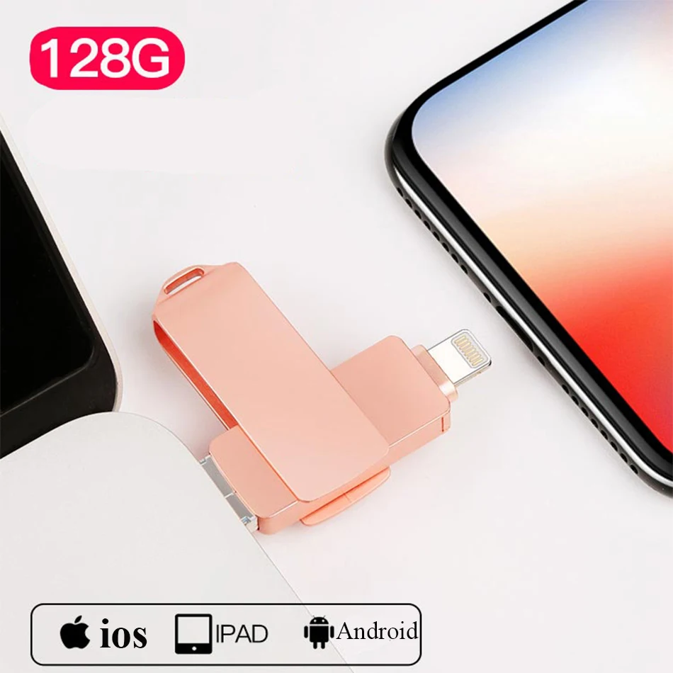 USB 3.0 флеш накопитель 256 ГБ 3 в 1 OTG накопители 128 Гб 64 32 карта памяти для