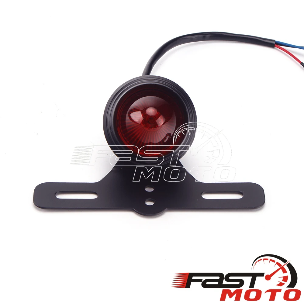 Ретро светодиодный фонарь светильник стоп сзади для Harley Cafe Racer BMW CB XS Triumph номерной